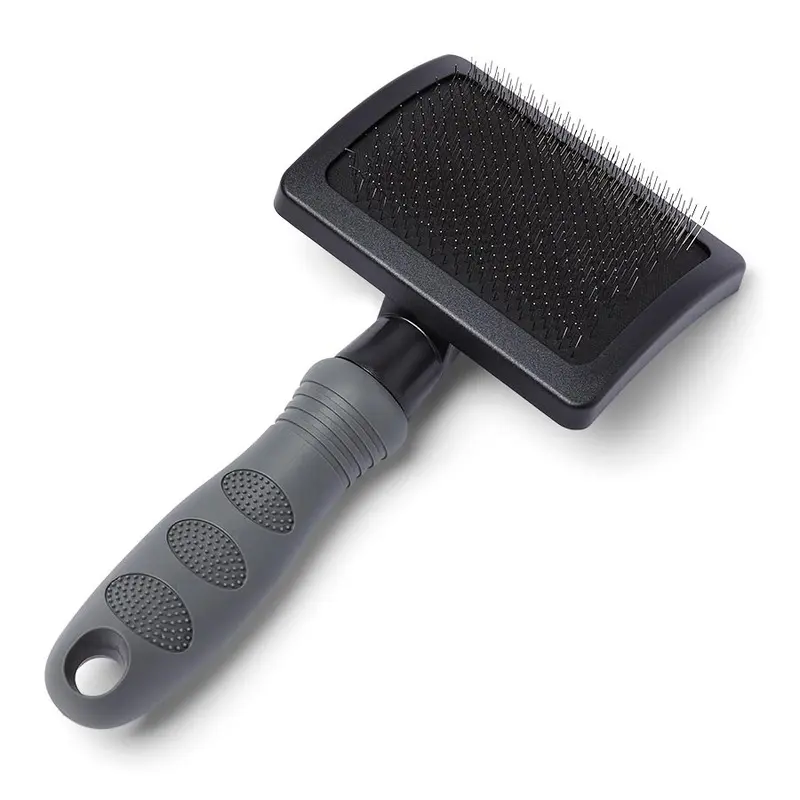 Pets At Home Short Pin Firm Slicker Brush For Dogs & Cats