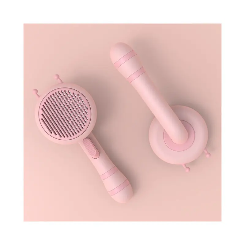 (StyleB) Bee Pet Little Needle Comb Cat Comb One Click Hairdressing Tool Comb Pet