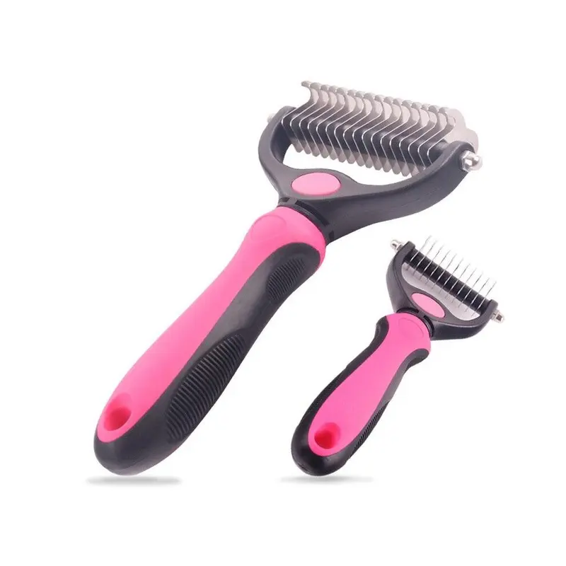 Hod Pets (18X7.5, 2) Deshedding Grooming Tool For Matted Long Curly Pet Fur Size 18