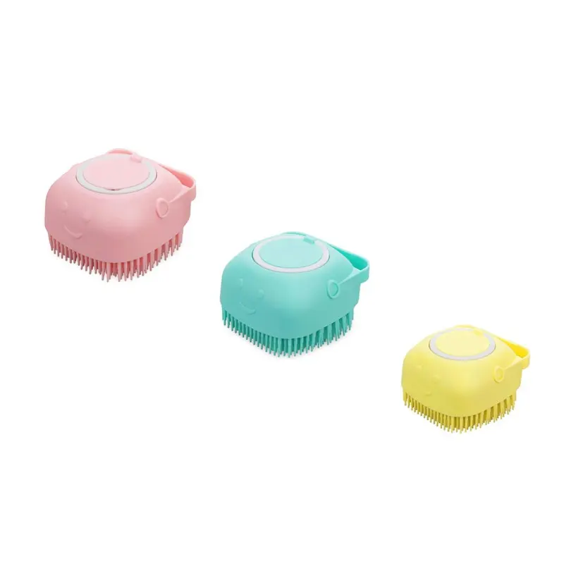 Pets Massage Bath Brush - In 3 Colours | Wowcher