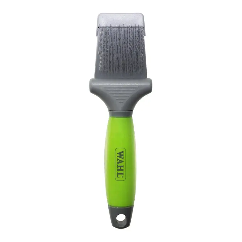 Moser 2999-7085 Flexible Slicker Brush - Double-Sided Green