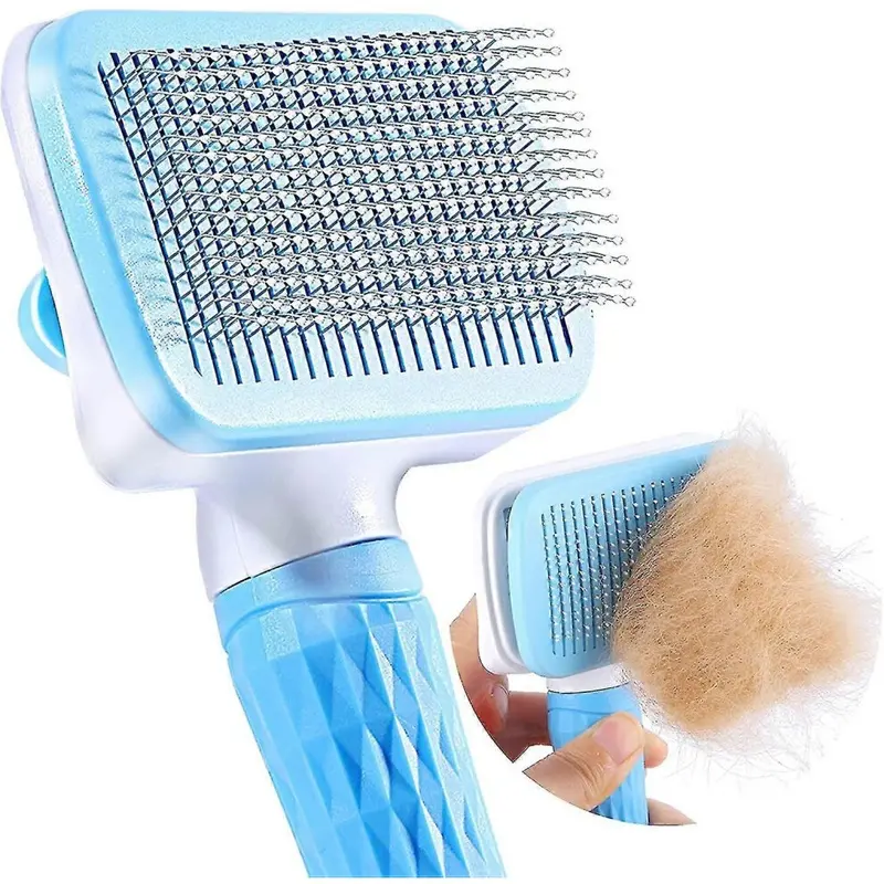Kikidex (As Show, One Size) Dog Comb, Pet Grooming Brush, Clean Fur And Dirt