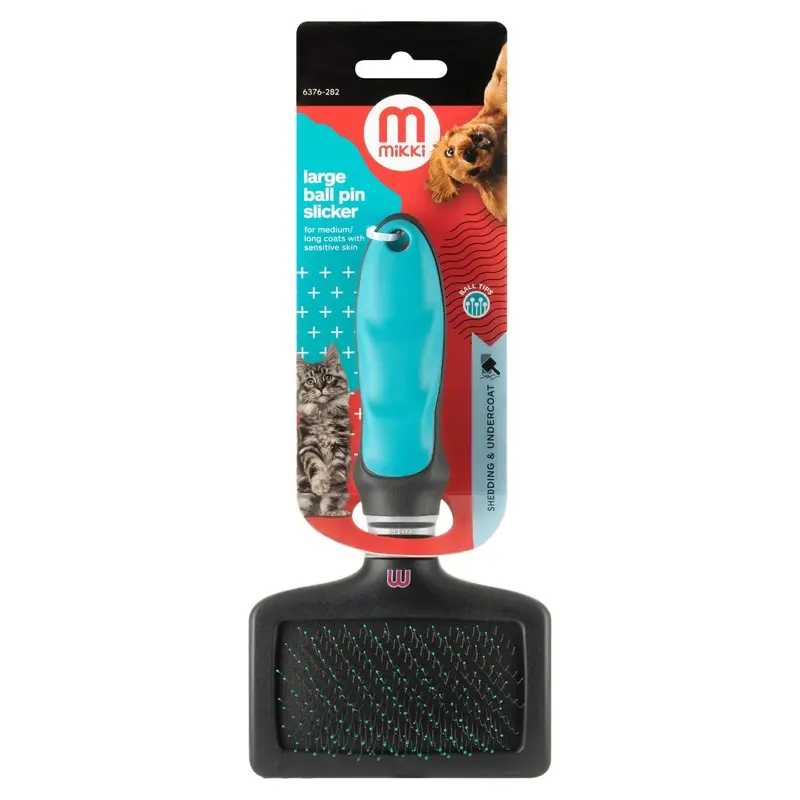 Mikki Classic Ball Pin Pet Slicker Large