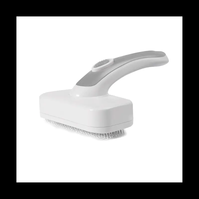 Veneka Grey Pet Self Cleaning Slicker Brush For Shedding&Grooming Brush,