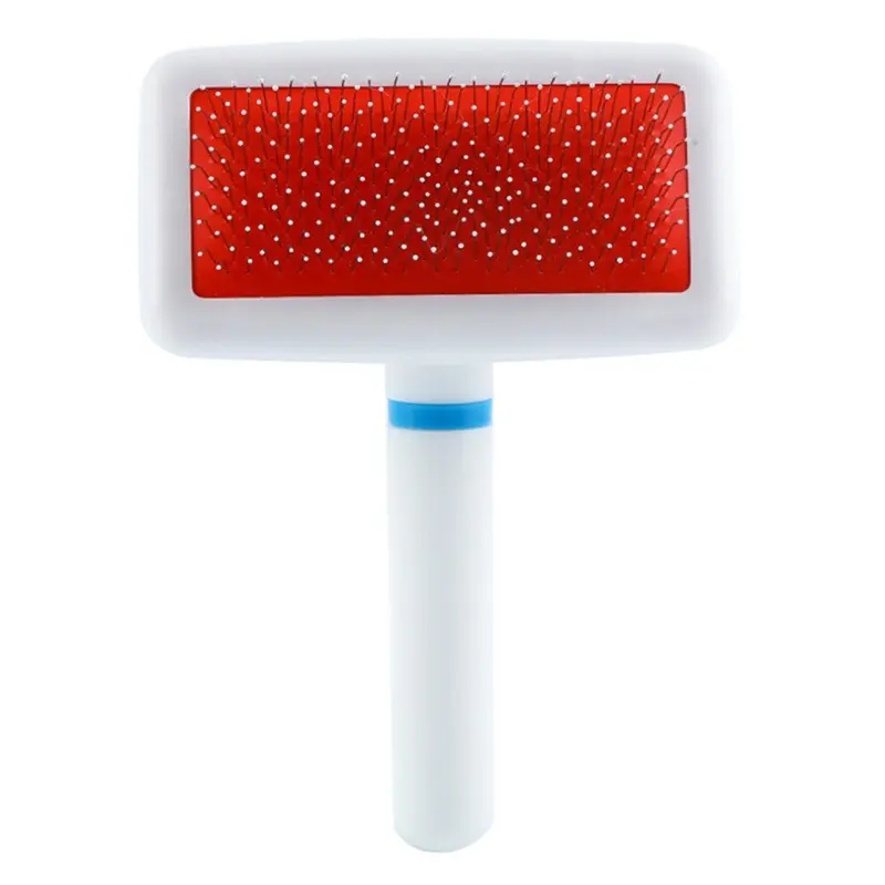 White 4Pcs Pet Hairbrush Balloon Handle Pet Hairbrush Size 4
