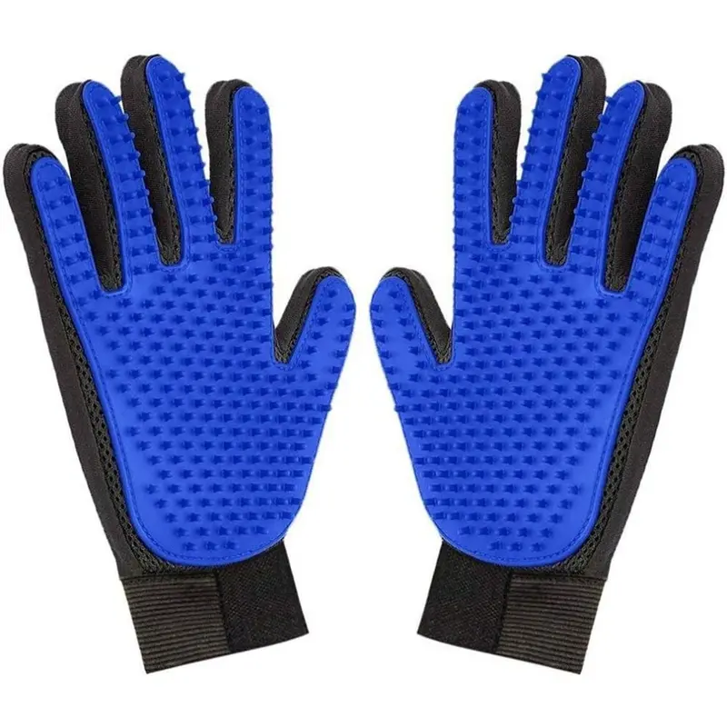 Limbo Pet Grooming Glove, Gentle Deshedding Brush Glove Hair Remover Brush