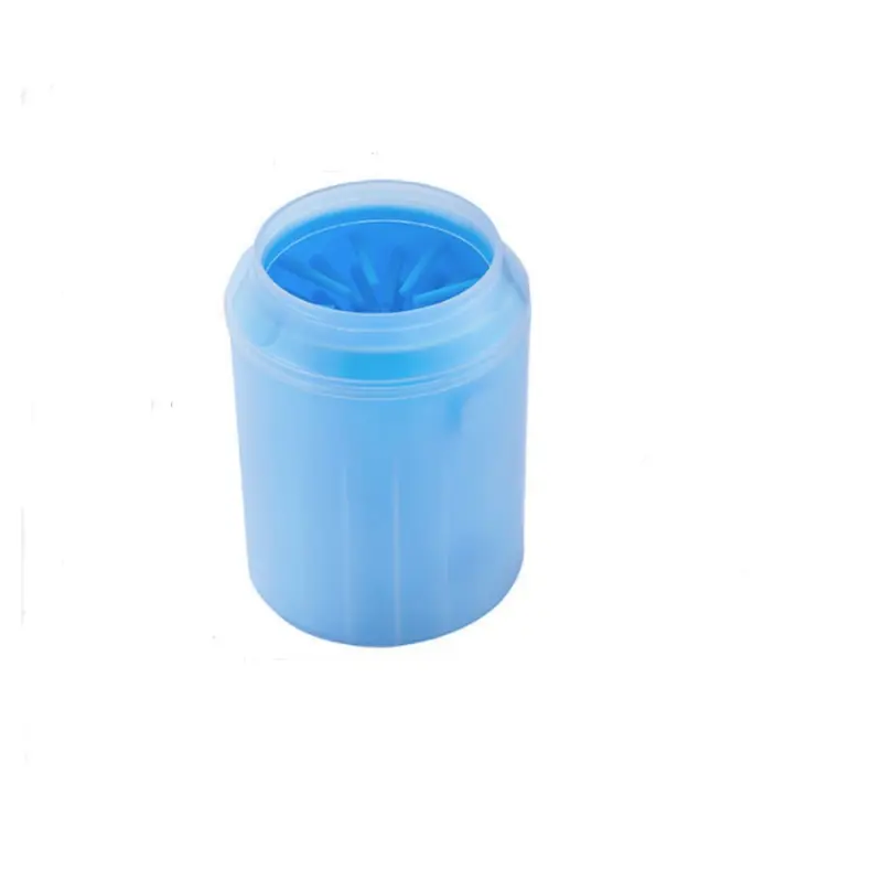 Hod Pets Blue (, S) Colourful Pet Dog Paw Cleaner Cleaning Kit Cup Soft Brush