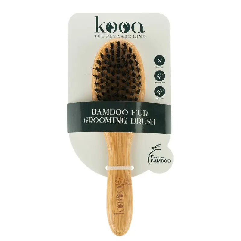 Kooa Bamboo Grooming Brush - L 22 X W 6Cm