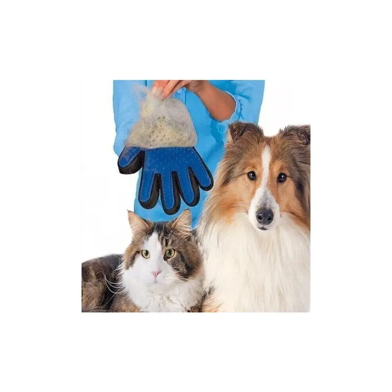 Trade Max Pink True Touch - Brush Glove - Dog - Cat Right Hand