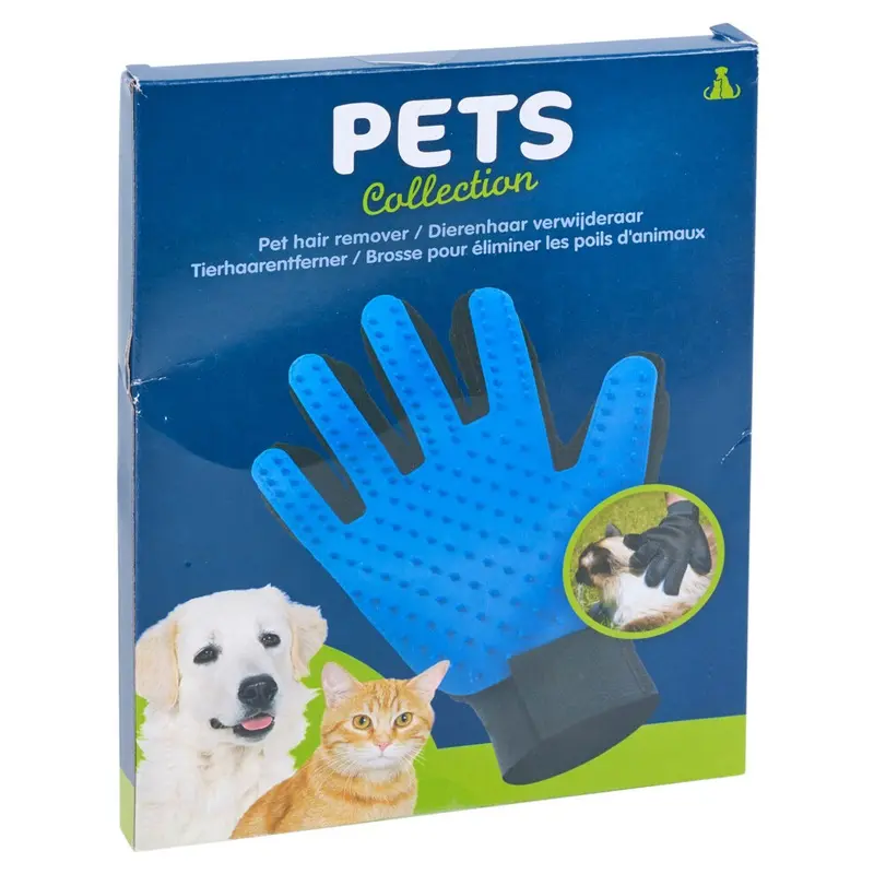 Urbn Living Dog Grooming Glove Pet Massage Groom Stripping Hair Remover Brush Size 1