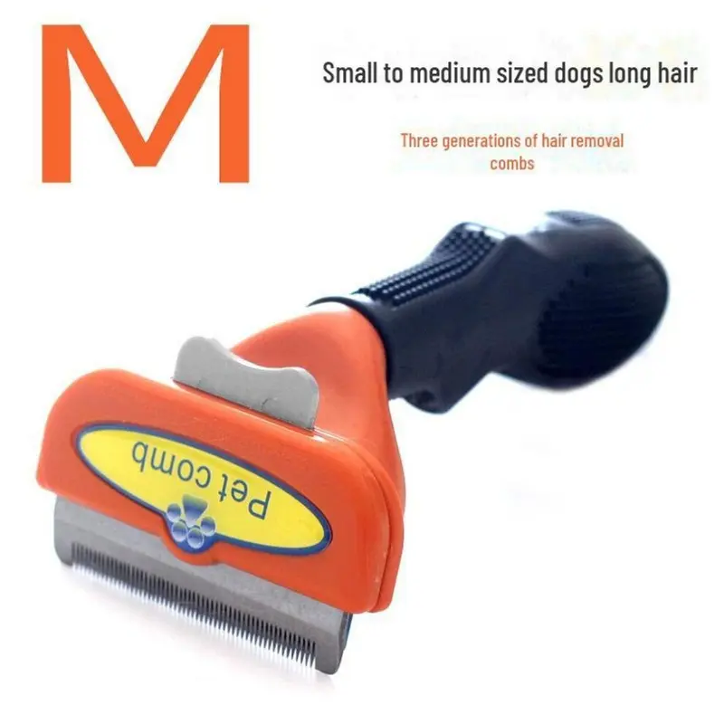 Orange (M - Long Hair) Top-Selling Pet Hair Removal Comb For Dogs And Cats