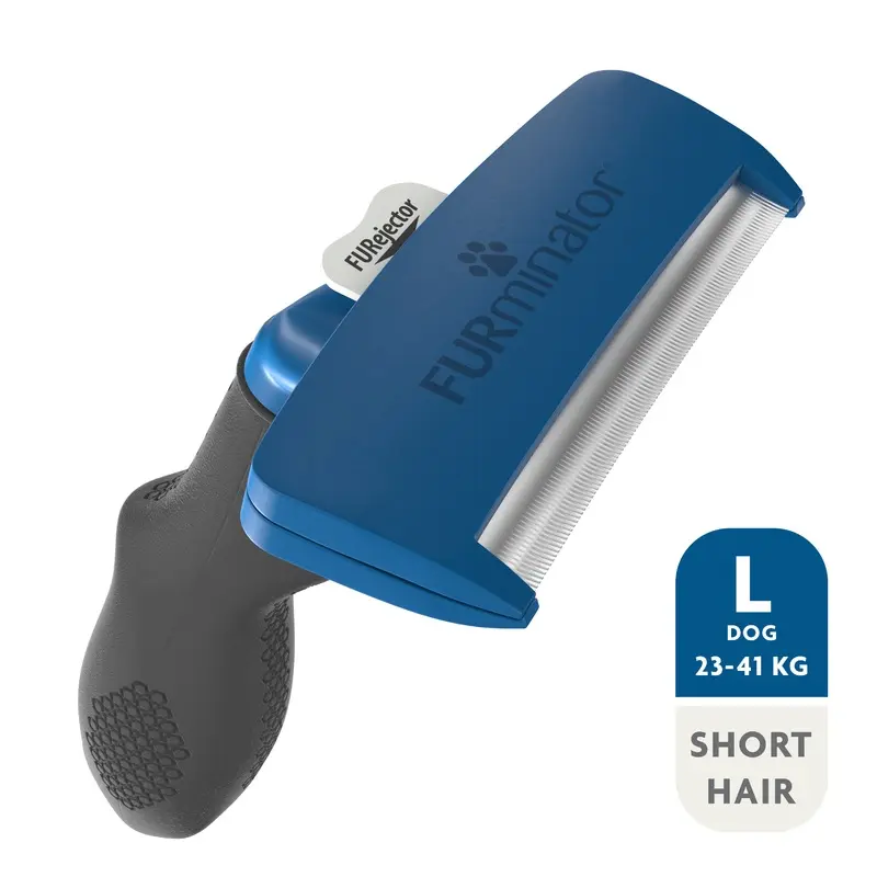 Furminator De-Shedder Grooming Tool For Short Haired Large Dogs