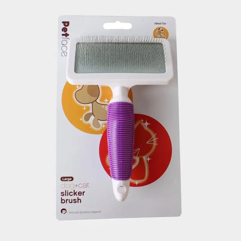 Petface Unisex Multi Slicker Brush - Coloured Small