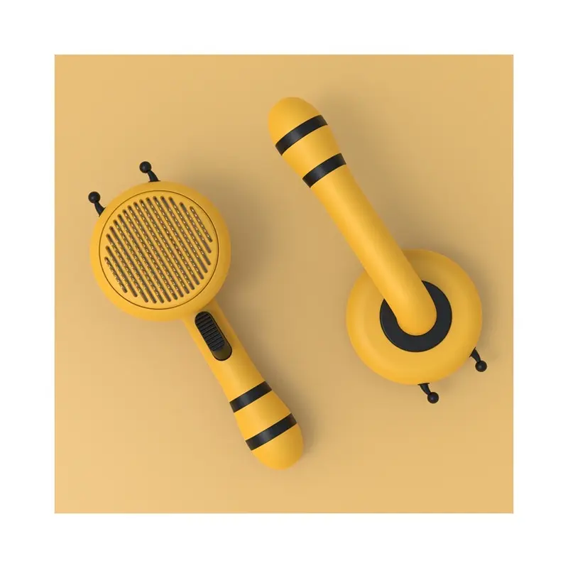 (StyleA) Bee Pet Little Needle Comb Cat Comb One Click Hairdressing Tool Comb Pet