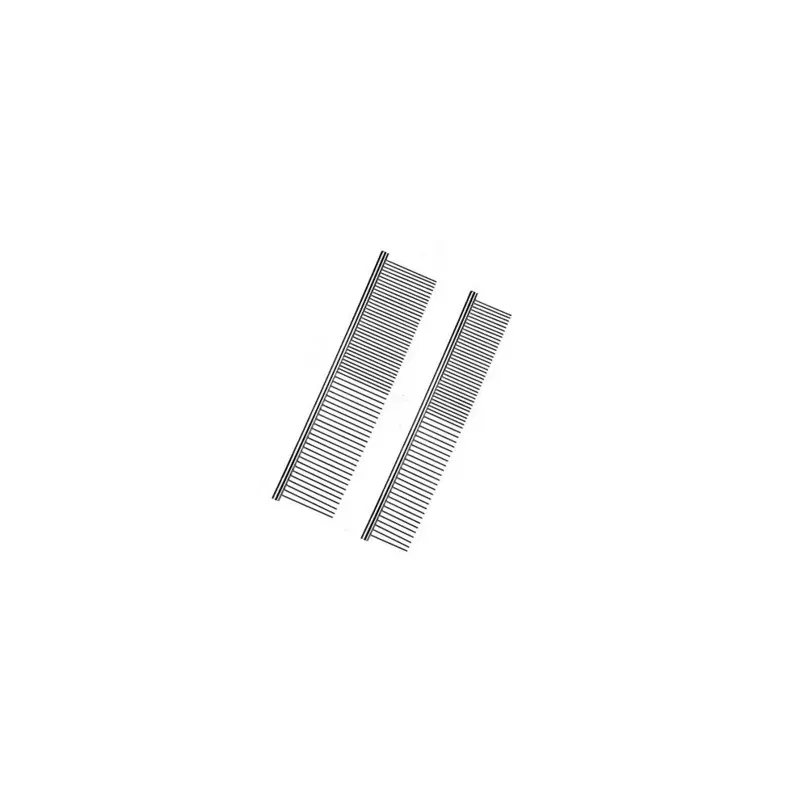 Yih Vane 2Pcs Different Stainless Steel Dog Cat Grooming Combs Size 2
