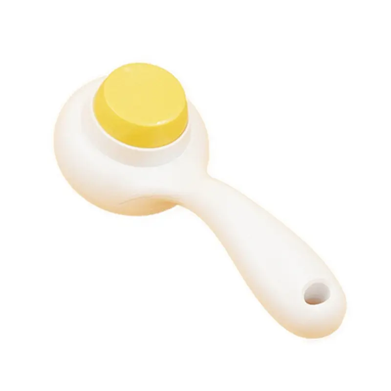 White Self Cleaning Hair Removal Needle Comb Cat Comb Cleaning Products Size 18