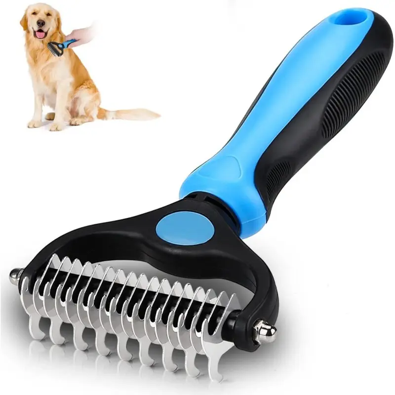 New Bosozoku Dog Brush Pet Grooming Brush Dog Cat Undercoat Rake Tangles Deshedding