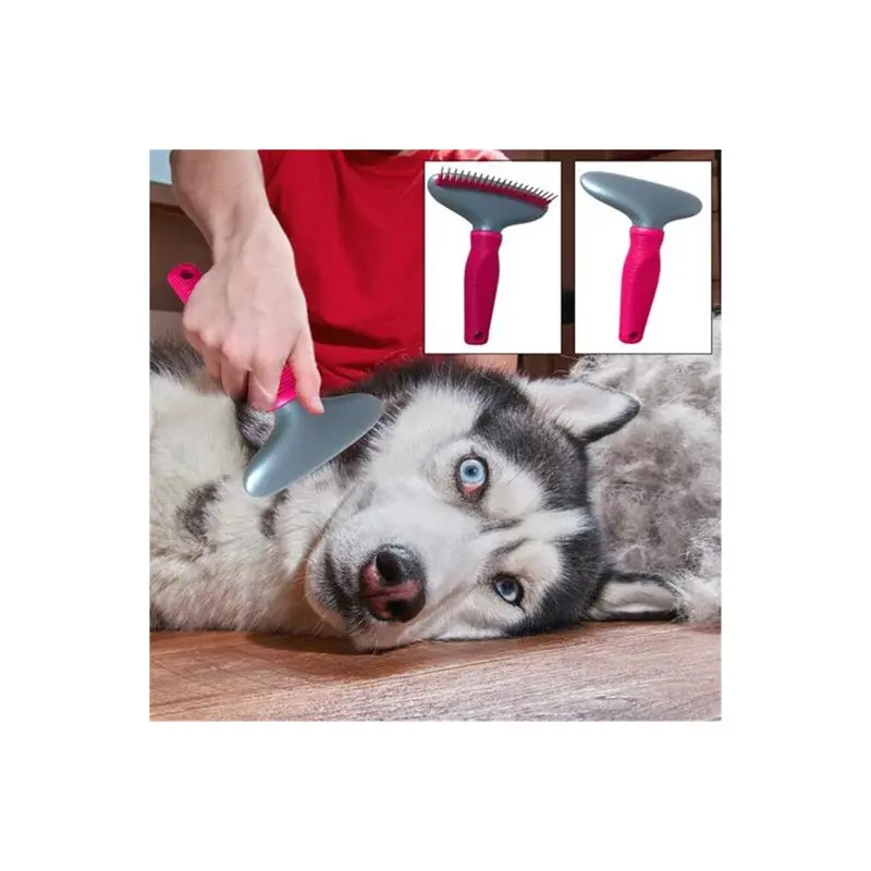 Enrych 0666 2.5 Oz Dog Deshedding Undercoat Rake 2.5Oz