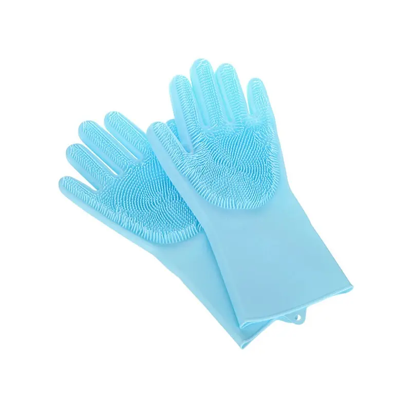 Hkhbjs Blue (Blue) Pet Grooming Glove Soft Cat Hair Remover Gentle Deshedding Brush