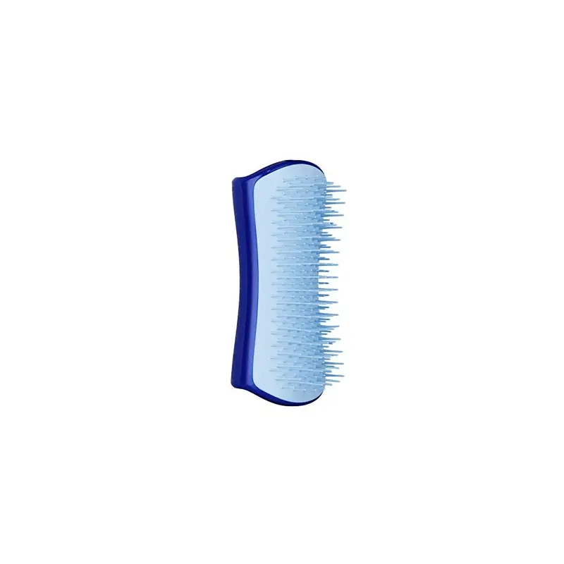 Pet Teezer Sky Blue De-Shedding And Dog Grooming Brush, Navy And Small