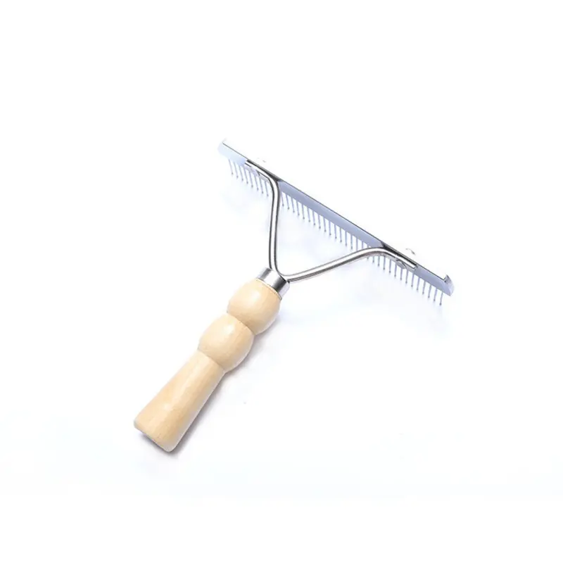 2Pcs Pet Cleaning Grooming Open Knot Rake Comb Pet Rake Comb Large