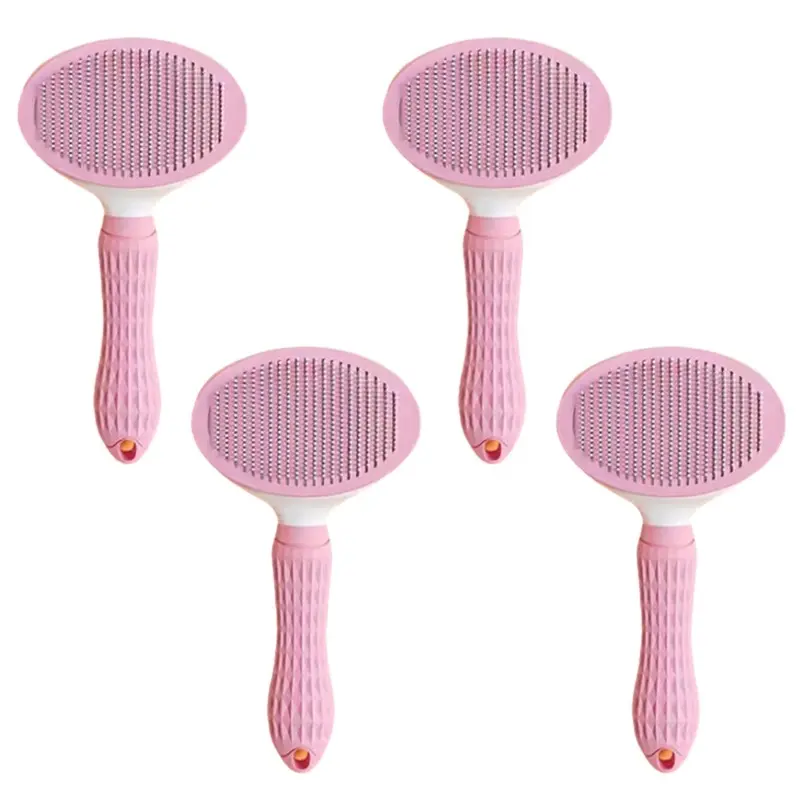 Sin Marca Pink Cat Comb Remove Loose Hair Comb Brush Pet Cat Supplies