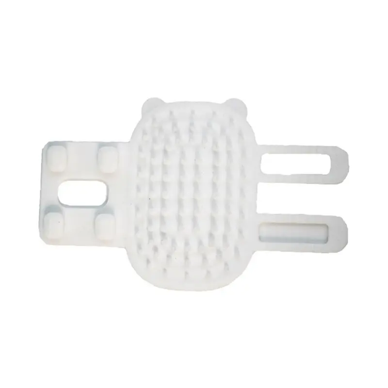 White (White) Silicone Cat Scratcher Brush - Table Legs Fit 35-55Mm