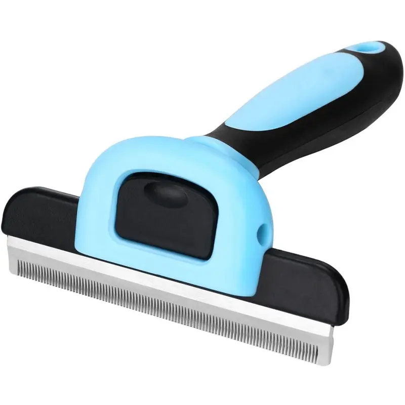 Zeuxo Pet Grooming Brush Professional Hair Removal Tool For Cats And Dogs Efficient