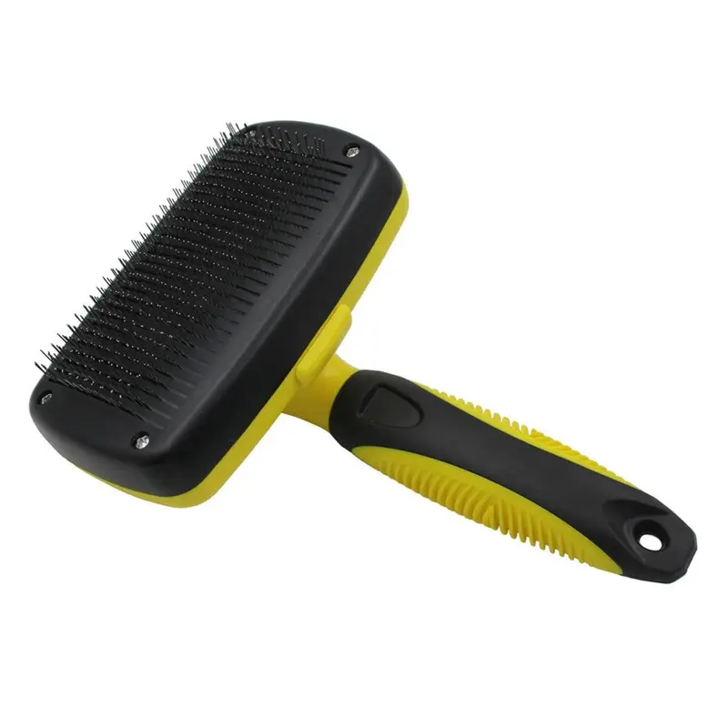 Dog Hair Brush Pet Comb handheld Handle Double-Sided Open Knot Comb Slicker Hair