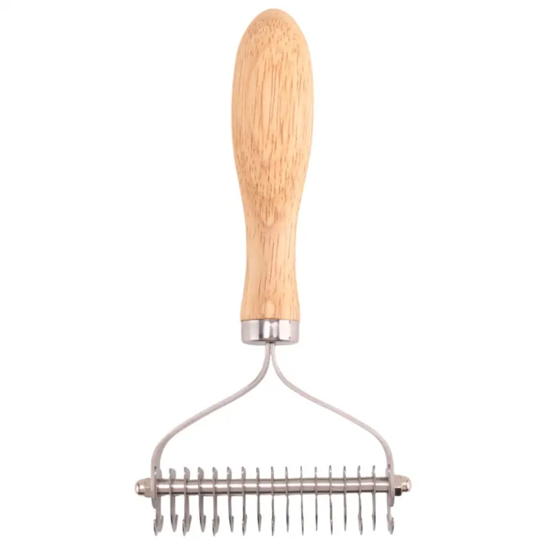 Sin Marca/GenRico - Pet Grooming Brush, Sided Undercoat Rake For Dogs & Cats,Safe Size 2