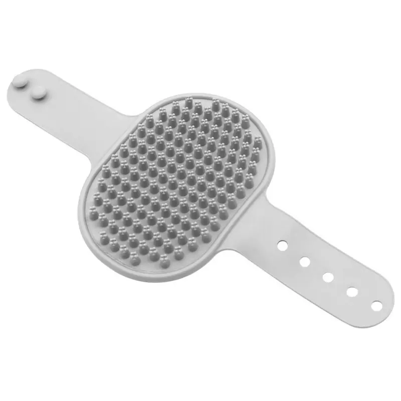 Gray (Gray) Bathing Brush Pet Short Hair Dog Rubbing Glove Cat Tpr Brush Massage
