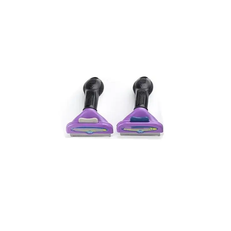 Hod Pets Purple (-Long Hair, L) The Fur Eliminator Deshedding Dog Brush