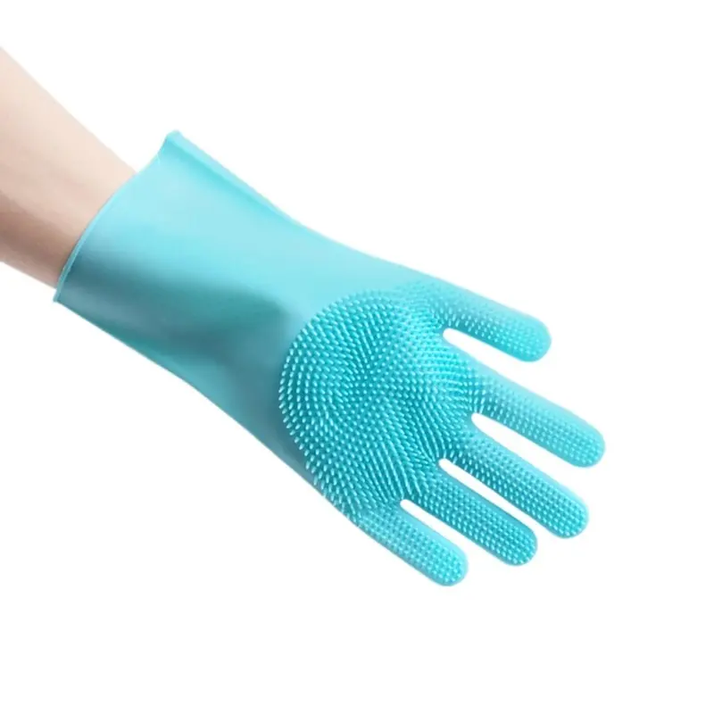 Blue Pet Bathing Gloves For Dogs, 31X16 Cm