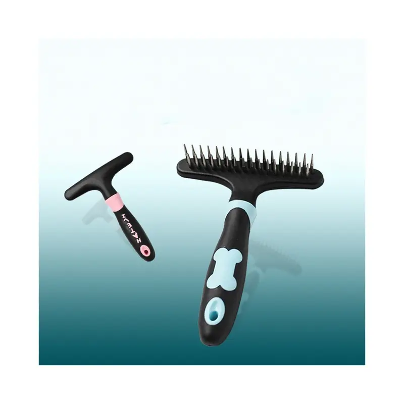 Pet Grooming Dog Steel Comb For Dog Teddy Brush Cleaning Dog Hair Large