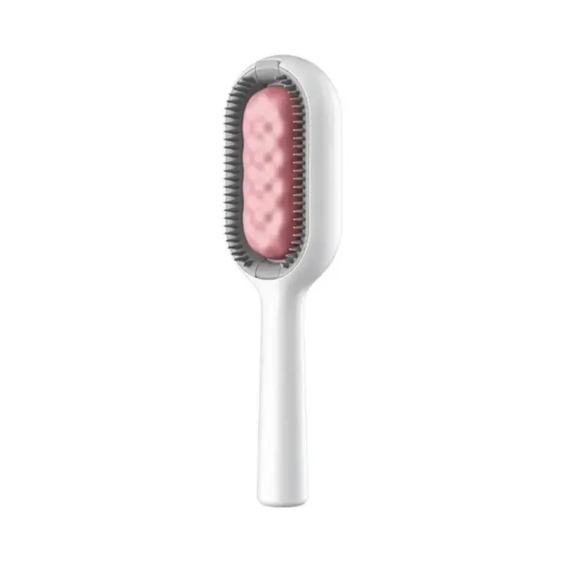 Pink (Pink) Gravity Pet Cleaning Hair Removing Comb With Disposable Wipes