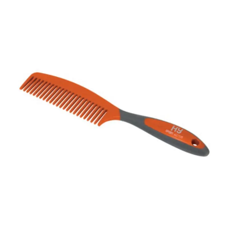 B&Q Hyshine Active Groom Comb Terracotta (One Size)