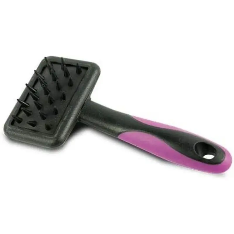 IBAEZ Rubber Brush for Mini Breeds
