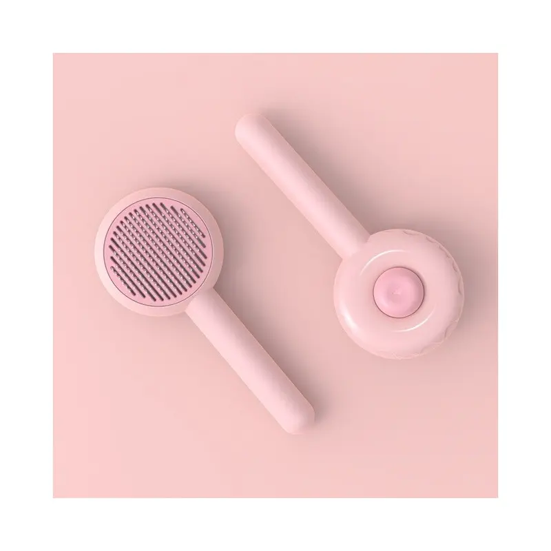 Cat Brush Pet Comb Hair Removes Pet Hair Brush For Cats Dogs Self Cleaning