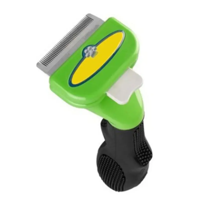 Dsport Green Dog Cat General Pet Hair Removal Comb, :Long Hair( S) Small
