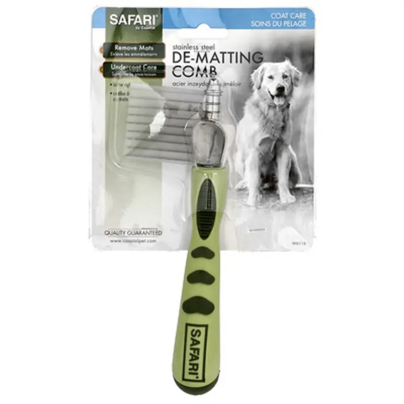 Safari , Stainless Steel De-Matting Comb, 1 Comb