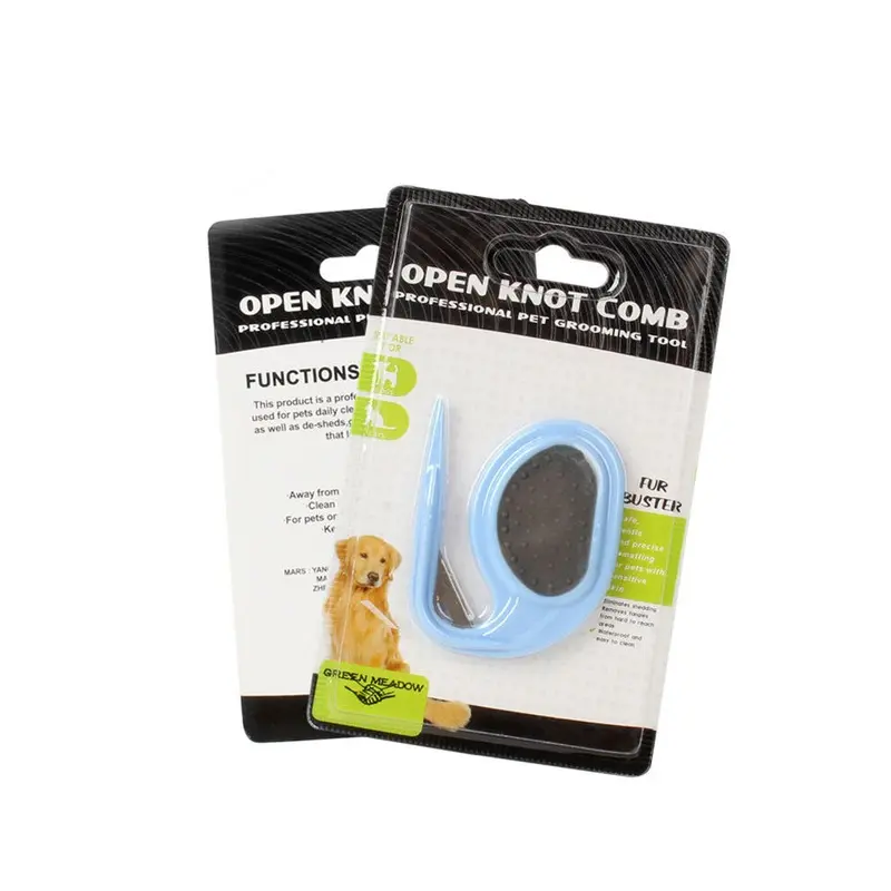 (StyleC) Knotted Pet Comb Blade Comb Hair Removal Grooming Tool For Cats Dogs And