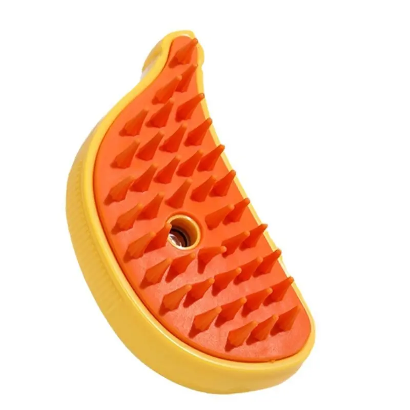 NeznaKov Pet Massage Comb, Brush For Grooming Cats And Dogs, Banana Size 1