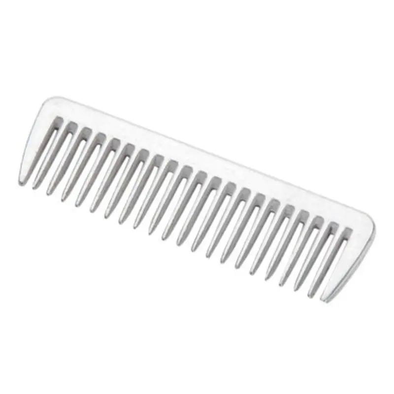 B&Q Grey Ezi-Groom Aluminium Horse Comb Aluminium (105Mm)