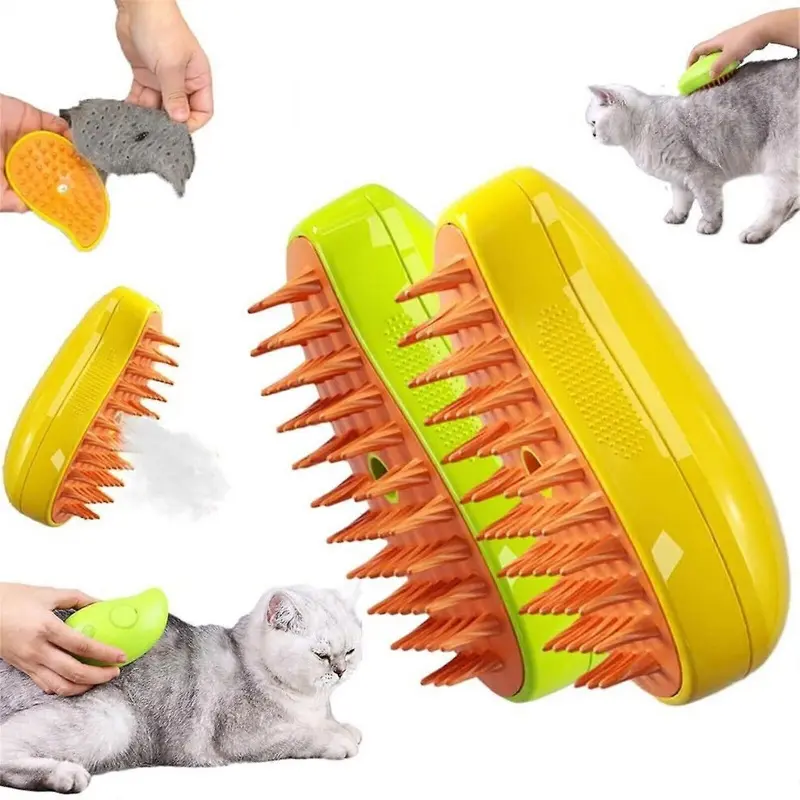 Sosenfer Green (Fresh One ) Stea Cat Brush - In1 Cat Stea Brush, Cleaning Cat Brush Size 3