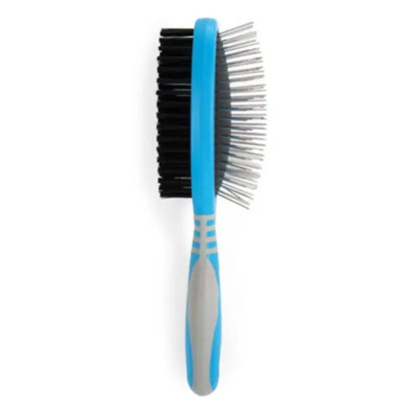 Ancol Ergo Double Sided Brush Black/Grey