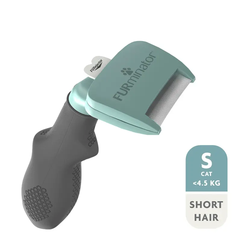 Furminator De-Shedder Grooming Tool For Short Haired Small Cats