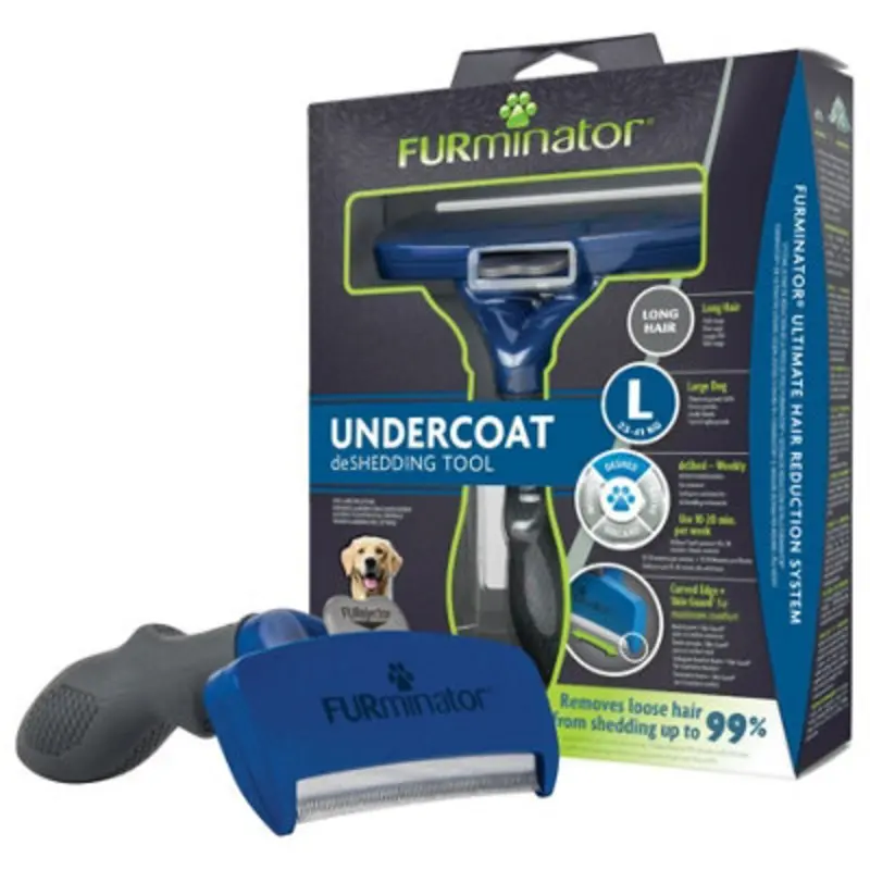 Furminator L Dog Undercoat Tool - Long Hair