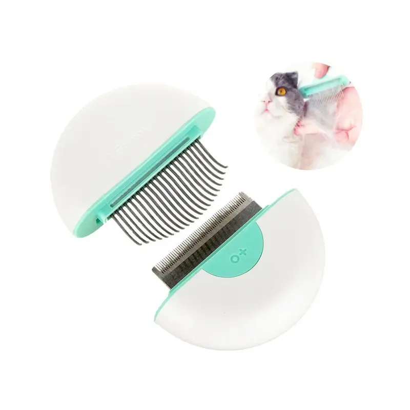 Hkhbjs Pink ( Tow) Dog Comb Hair Grooming Remover Brush 9Cm