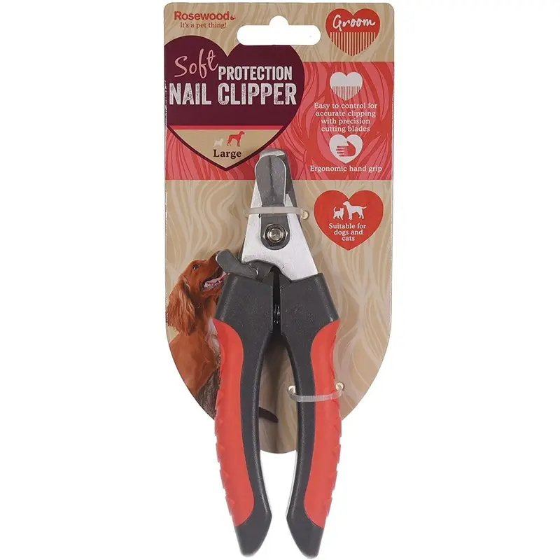 New Rosewood Soft Protection Salon Grooming Nail Clipper, Small