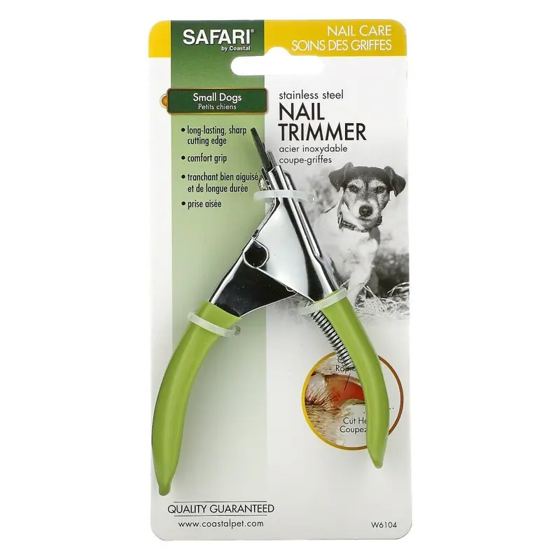 Coastal Pet Products Safari, Stainless Steel Nail Trimmer, Dogs, 1 Tool Small